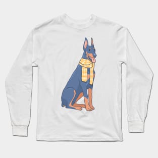 Cozy Doberman Pinscher Long Sleeve T-Shirt